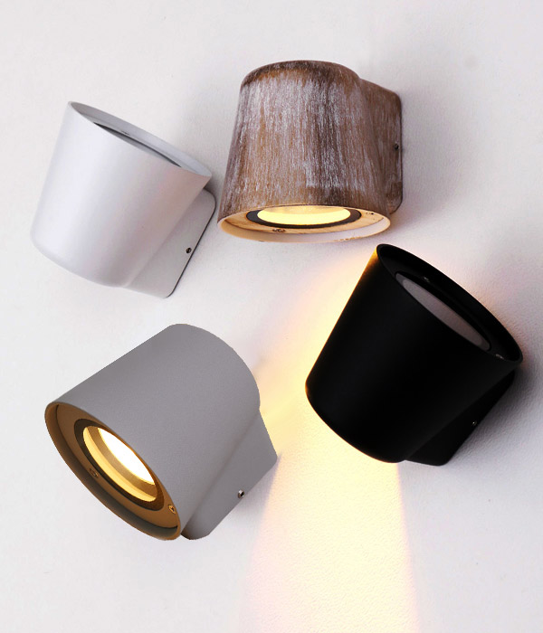 룩스 1등 외부벽등, 야외조명, 외벽등 (블랙 화이트 실버 골드브러쉬)