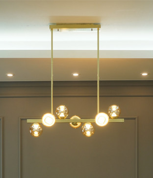 바바라 7등 펜던트조명 식탁등 30W 골드