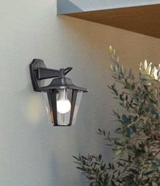 이담 1등 외부 벽등, 방수 벽등 (블랙)